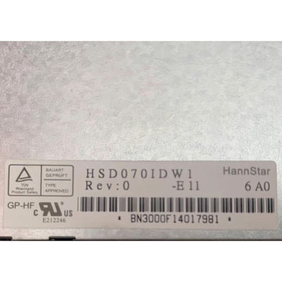 HSD070IDW1-E11 7,0 Zoll-LCD-Bildschirm-Anzeigefeld für Automobilanzeige