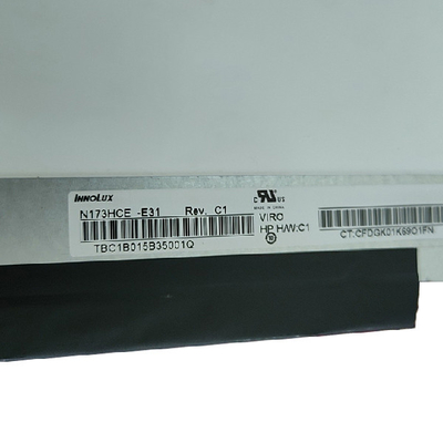 17,3 Zoll industrielle LCD-Anzeigetafel 1920x1080 IPS N173HCE-E31