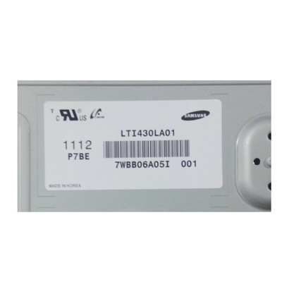 LTI430LA01 dehnte Zoll 1920×480 IPS Stange LCD 43 aus