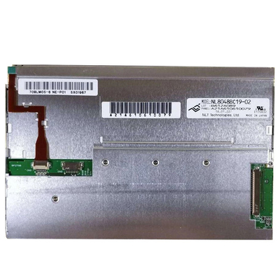 Vorlage NL8048BC19-02 7,0 Zoll LCD-Anzeige 800 (RGB) ×480 für industrielle Ausrüstung für NEC