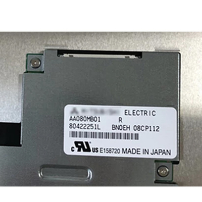 AA080MB01 nagelneue ursprüngliche 8,0 Zoll 800×480 LCD Anzeige für leistungsfähige industrielle Ausrüstung für Mitsubishi