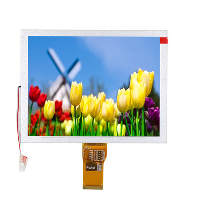 8,0 Platte der Zoll-LCD-Bildschirm-Anzeigen-TM080SDH01 RGB 800x600 TFT LCD LCM