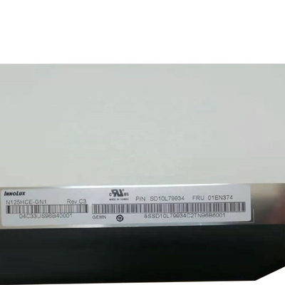 N125HCE-GN1 der 12,5 Zoll-LCD-Bildschirm-Platte 1920X1080 FHD 176PPI 300cd/M2 LVDS gab ein