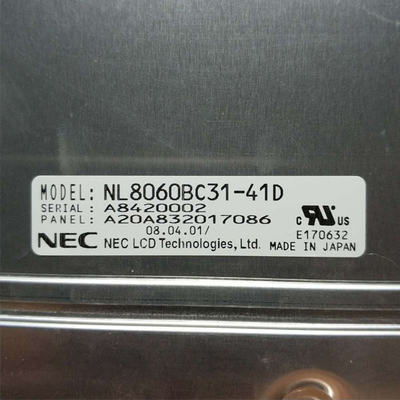 12,1 Schirm NL8060BC31-41D des Zoll 82ppi lcd für industrielle tft lcd-Platte für Scharfes