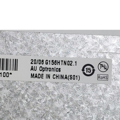 Industrieller LCD vertikaler Streifen AUO 15,6“ Anzeigen-G156HTN02.1 Blendschutz