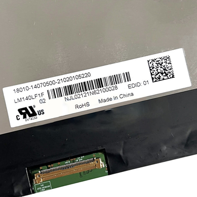 LM140LF1L02 14,0 Hintergrundbeleuchtung des Zoll-1920*1080p IPS LCD der Anzeigen-60hz des Monitor-9S5P WLED