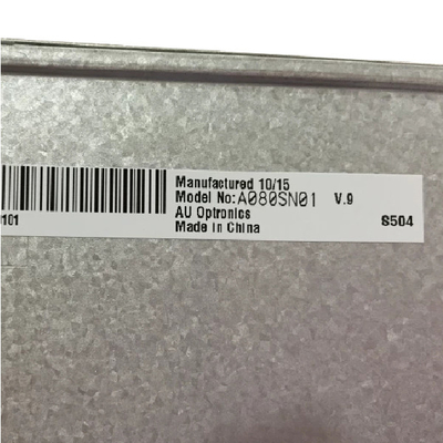 Vertikaler Streifen A080SN01 V9 800*600 RGB LCD-BILDSCHIRM