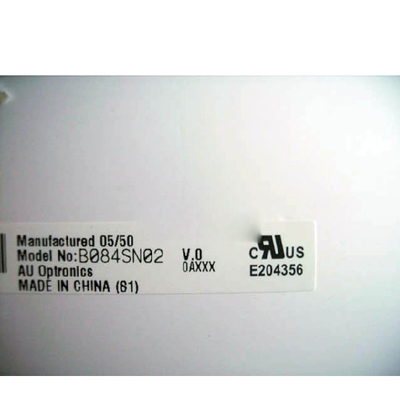 350:1 262K CCFL LVDS B084SN02 V0 LCD 8.4inch LCM 800x600 150 Anzeige
