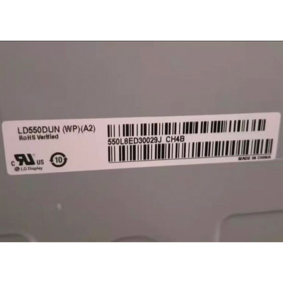 LD550DUN-WPA2 2.6mm LCD Fernsehwand-Anzeigen-an der Wand befestigter Innenschirm