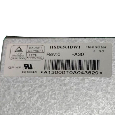 5,0 Schirm HSD050IDW1-A30 des Zoll LCD-Anzeigen-Modul-800*480 TFT LCD
