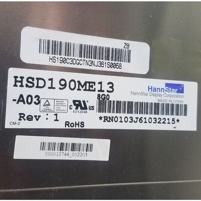 HSD190ME13-A03 19.0 Zoll LCD-Bildschirm Ersatz RGB 1280×1024 SXGA 86PPI