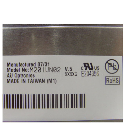 M201UN02 V5 1600*1200 TFT-LCD-Panel für AUO