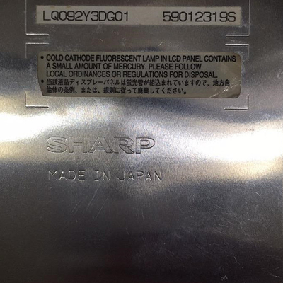LQ092Y3DG01 800*480 9,2 Zoll LCD-Bildschirmmodul