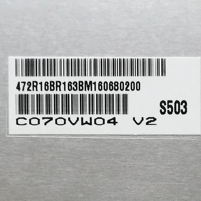 C070VW04 V2 Original 7,0 Zoll 800*480 133PPI-Display für AUO TFT-LCD-Bildschirm