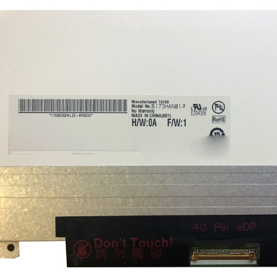 Größe 17,3 Zoll B173HAN01.2 3.3VTyp Transmissive TFT LCD Panel