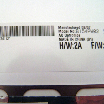 Neuer B154PW02 V1 15,4 Zoll Spiegel Hardcoating LCD Bildschirm