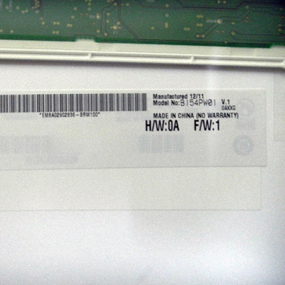 Lieferung Größe 15,4 Zoll B154PW01 V1 a-Si TFT-LCD-Panel