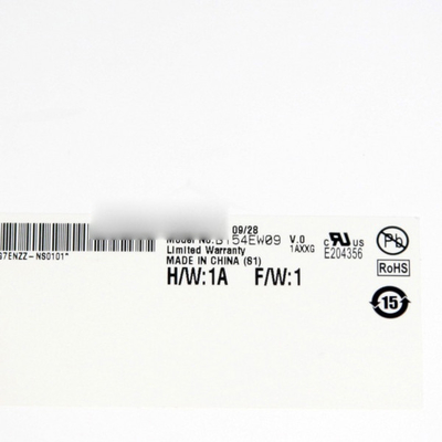 B154EW09 V0 15,4 Zoll 1280*800 98PPI Flüssigkristall-Mold