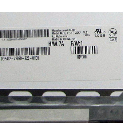 Ausgang B154EW02 V3 15,4 Zoll 30 Pins LVDS LCD-Bildschirm