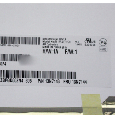 Größe 15,4 Zoll B154EW01 V8 30 Pins 3.3VTyp LCD-Moudle