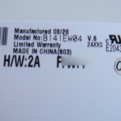 B141EW04 V6 14,1 Zoll 1280*800 LCD-Display TFT-LCD-Bildschirm