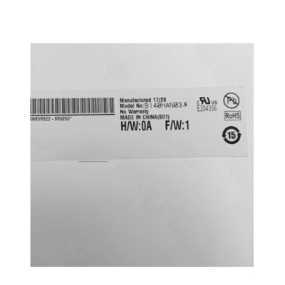 B140HAN03.6 14,0 Zoll 1920*1080 LCD-Bildschirm für Laptop