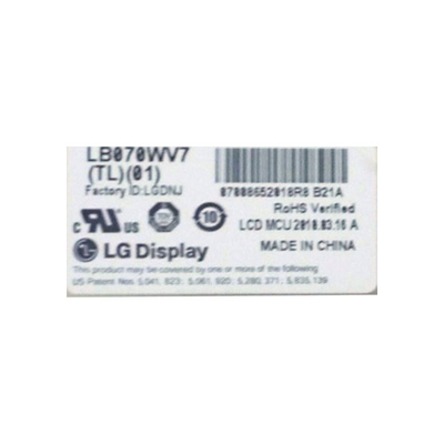 LB070WV7-TL01 LCD-Panel für Kia HyundaiCar GPS-Navigations-LCD-Module