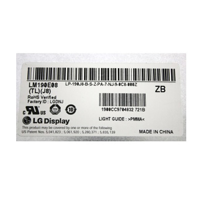 LM190E08-TLJ8 19,0 Zoll 1280*1024 LCD-Bildschirmmodul