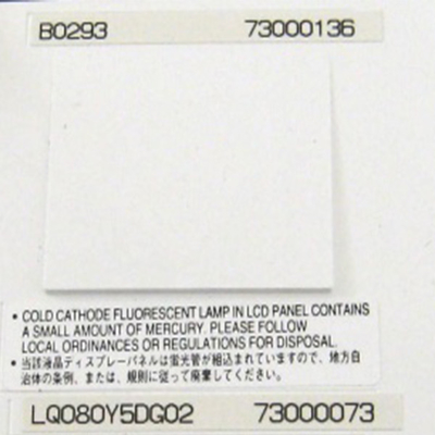 LQ080Y5DG02 800*480 8,0 Zoll TFT-LCD-Modul-LCD-Bildschirm