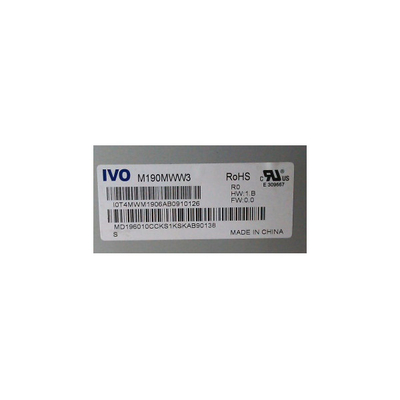 M190MWW3 R0 19,0 Zoll 1440*900 LCD-Bildschirm