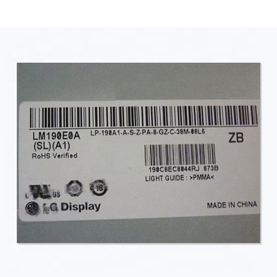Ursprünglicher 19,0 Zoll LM190E0A-SLA1 LM190E0A (SL) (A1) LCD Bildschirm