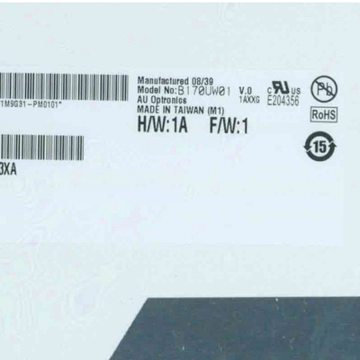 Ursprünglicher Laptop Lcd-Bildschirm B170UW01 V0 1920×1200