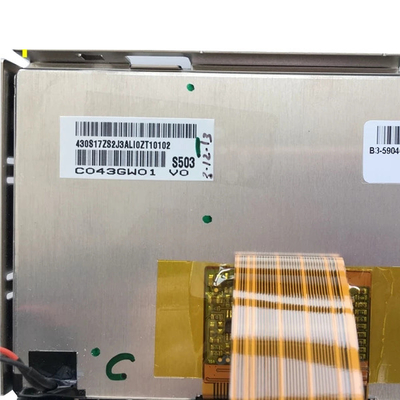 Navigation des Auto-CD/DVD 4,3 Zoll LCD-Anzeige + Touch Screen C043GW01 V0 LCD Platte für Auto-Selbstersatz