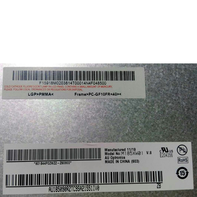 Blendschutzoberfläche M185XW01 V8 LCD des Bildschirm-18,5 Zoll-1366x768