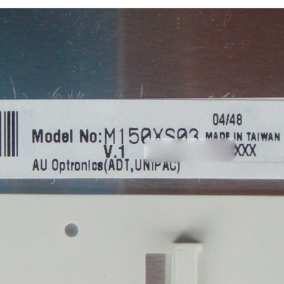 Weiße Transmissive Anzeige M150XS03 V1 AUO LCD-Bildschirm-1024x768 TN normalerweise