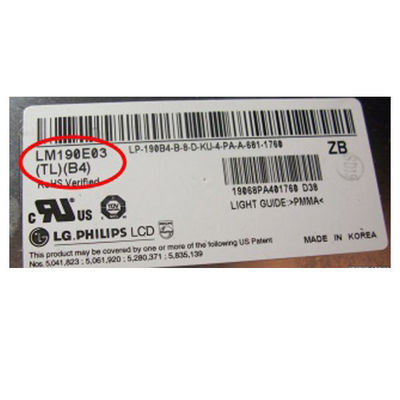 Guter Preis LM190E03-TLB4 19,0 Zoll 1280*1024 LCD-Bildschirmmodul Online