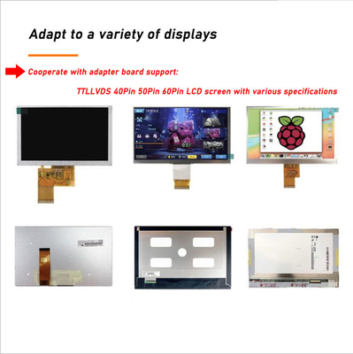 Guter Preis HDMI VGA Handels 50 Fahrer Board 800x480 IPS Pin LCD Online