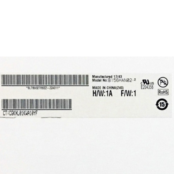 AUO Vertical Stripe 15,6-Zoll-LCD-Scheibe B156HAN02.2 HW1A 30-poliger Laptop-LCD-Bildschirm