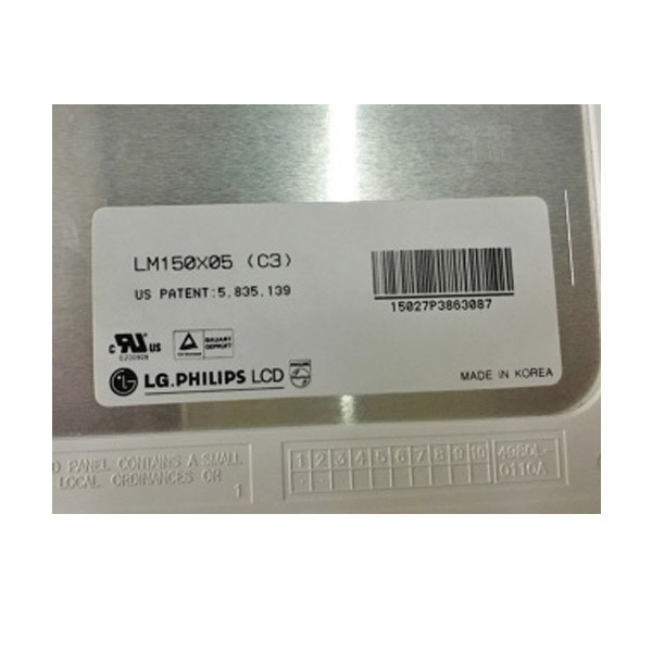 LCD-Bildschirm 15,0 Zoll LM150X05-C3 LCD-Panel für Desktop-Monitor 20 Pins