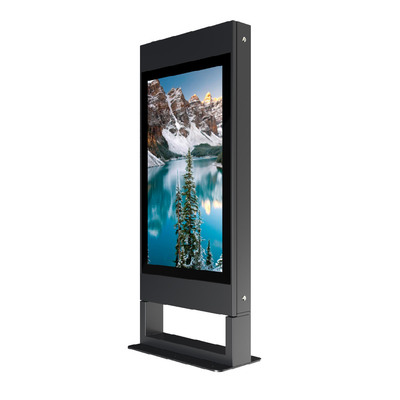 Guter Preis Wasserdichter LCD-Boden-stehende digitale Beschilderung 55